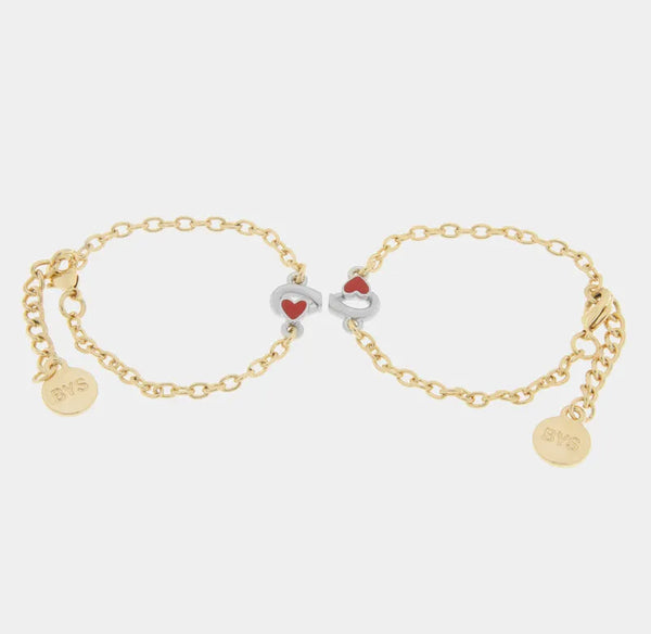 Set in Metallo bracciale magnetico a forma di infinito - BYSIMON gioielli