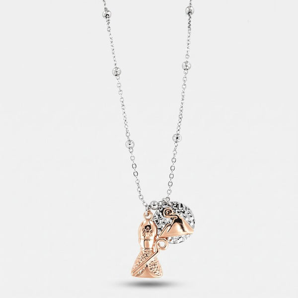 Collana con San Gennaro e Vesuvio | regali portafortuna napoletani | BYSIMON