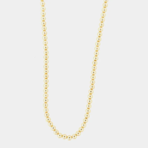 Collana in Metallo maglia sfere - BYSIMON gioielli