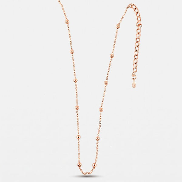 Collana in Metallo Catena con palline - BYSIMON gioielli