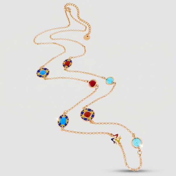 Collana in Metallo con maioliche - BYSIMON gioielli