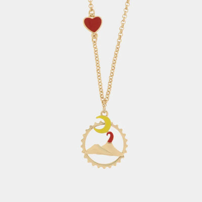 Collana con Vesuvio napoletano | regali portafortuna scaramantici | BYSIMON