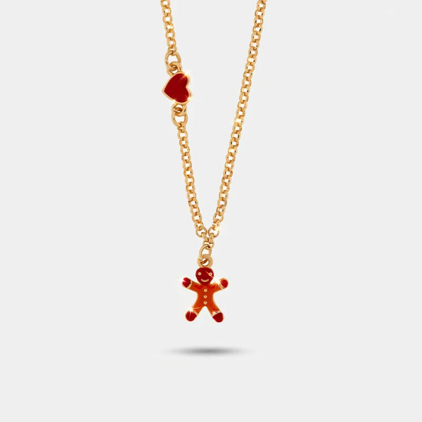 Collana in Metallo pan di zenzero