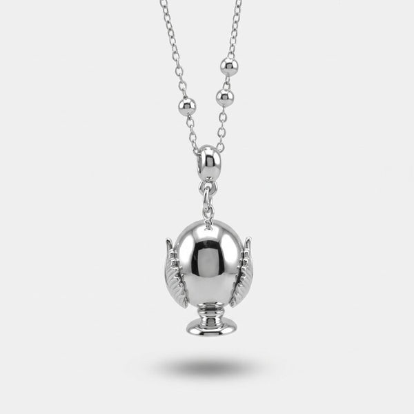 Collana in Metallo con pumo placcato argento - BYSIMON gioielli