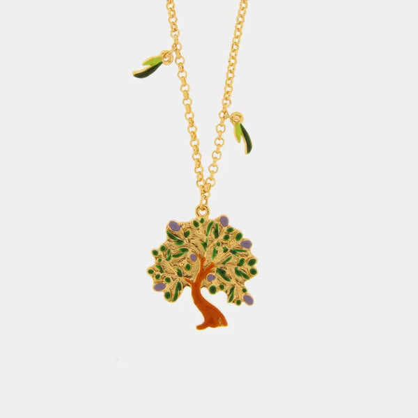 Collana in Metallo con albero - BYSIMON gioielli