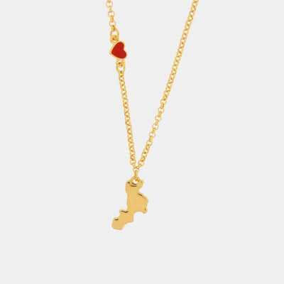 Collana in Metallo con simbolo calabria - BYSIMON gioielli