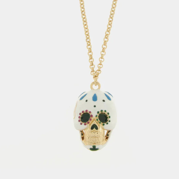 Collana in Metallo con capuzzella bianca AMONAPOLI - gioiello BySimon