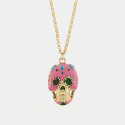 Collana in Metallo con capuzzella rosa AMONAPOLI - gioiello BySimon