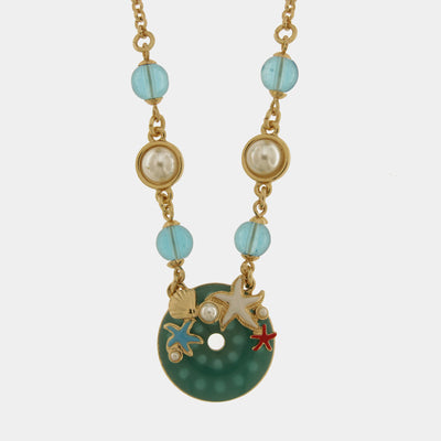Collana in Metallo con pendente e stelle marine - BYSIMON gioielli