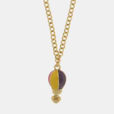 Collana in Metallo con mongolfiera placcata oro - BYSIMON gioielli