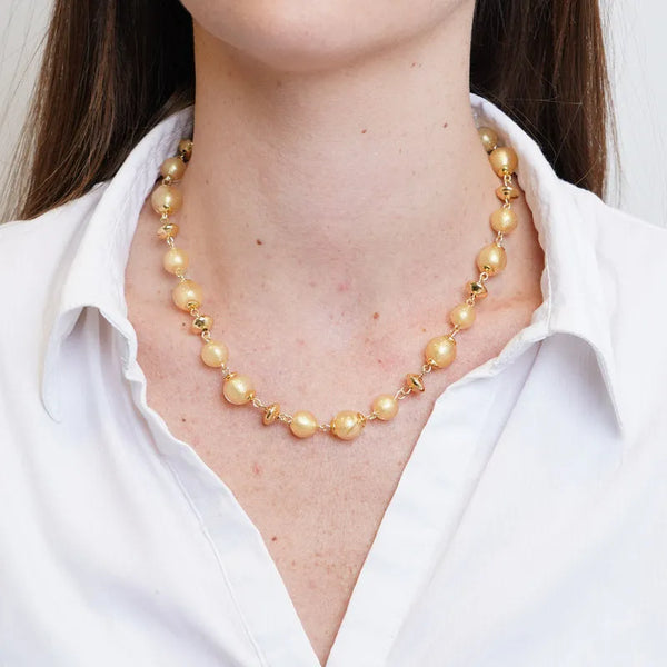 Collana in Metallo con sfere - BYSIMON gioielli
