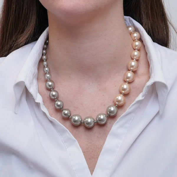 Collana in Metallo con perle - BYSIMON gioielli