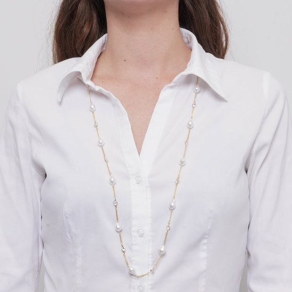 Collana in Metallo perle - BYSIMON gioielli