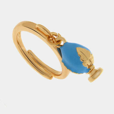 Anello pumo pugliese turchese | gioielli con pumo pugliese | BYSIMON