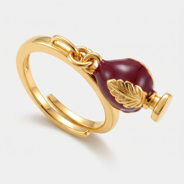 Anello pumo pugliese viola | pumo pugliese portafortuna | BYSIMON