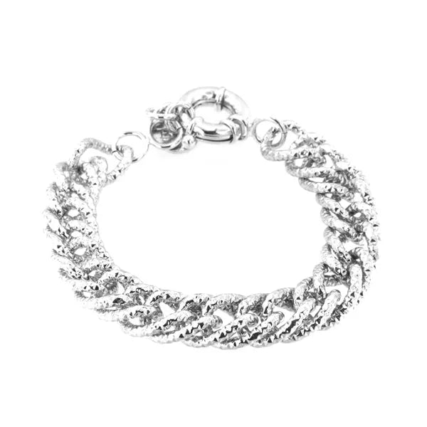 Bracciale in Metallo Elegante, a catena, ideale da indossare ogni giorno o un’originale idea regalo.