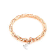 Bracciale in Metallo rigido a spirale elastica