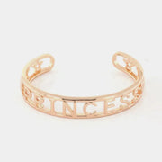 Bracciale in Metallo con scritta PRINCESS