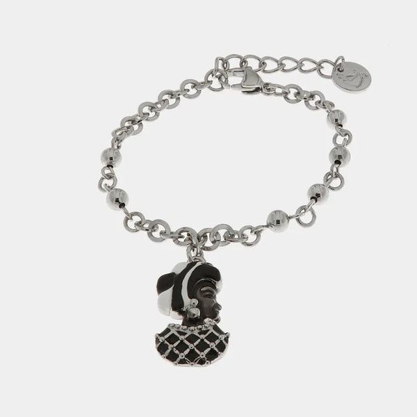 Bracciale in Metallo con moretto di Venezia