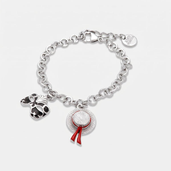 Bracciale in Metallo con maschera veneziana - BYSIMON gioielli