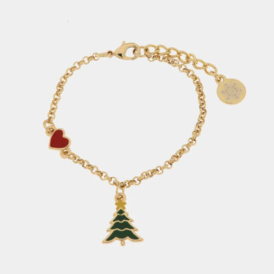 Bracciale in Metallo albero di Natale