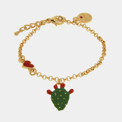 Bracciale in Metallo con cactus - BYSIMON gioielli