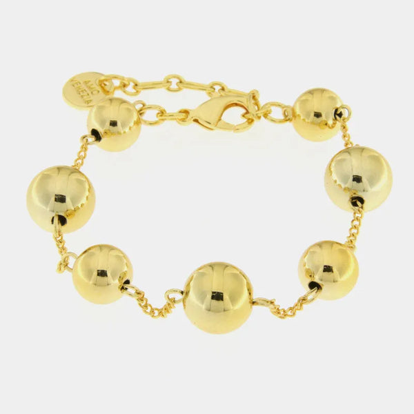 Bracciale in Metallo con pietre lucide - BYSIMON gioielli