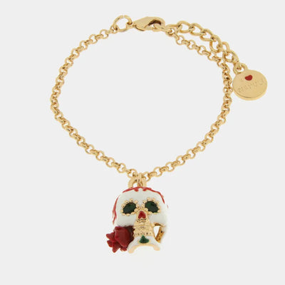 Bracciale in Metallo con capuzzella bianca AMONAPOLI - gioiello BySimon