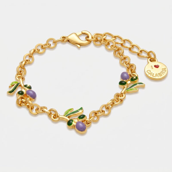 Bracciale in Metallo con olive - BYSIMON gioielli