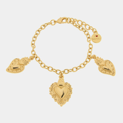 Bracciale in Metallo cuore sacro - BYSIMON gioielli