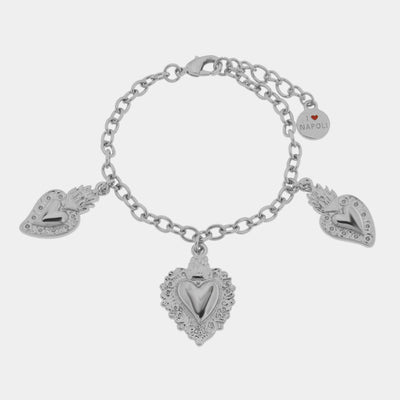 Bracciale in Metallo cuore sacro - BYSIMON gioielli