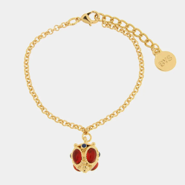Bracciale in Metallo corona rossa - BYSIMON gioielli