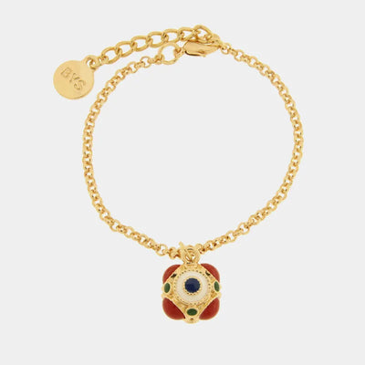 Bracciale in Metallo cubo rosso - BYSIMON gioielli