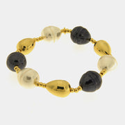 Bracciale in Metallo perle e sfere