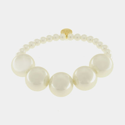 Bracciale in Metallo perle grandi - BYSIMON gioielli