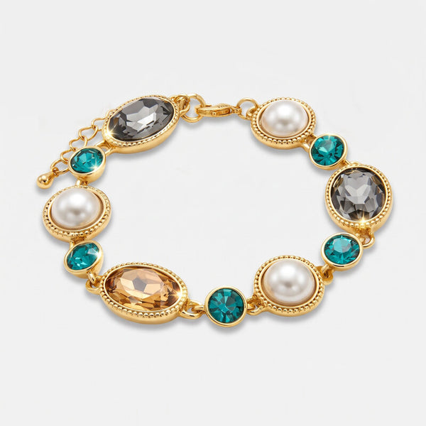 Bracciale in Metallo con pietre e cristalli Amo Venezia