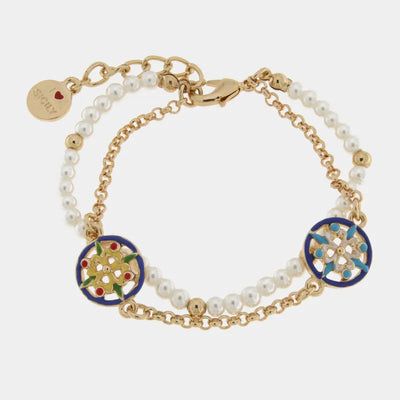 Bracciale in Metallo multifilo con ciondoli SICILY - gioiello BySimon