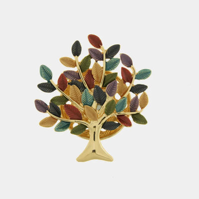 Spilla in Metallo albero della vita con calamita - BYSIMON gioielli