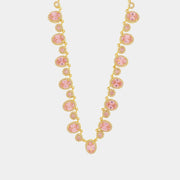Collana in Argento 925 con zirconi rosa