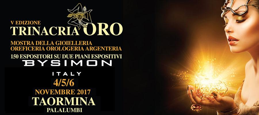 Fiera Trinacria Oro Dal 4 Al 6 Novembre 2017 | BYSIMON SPA