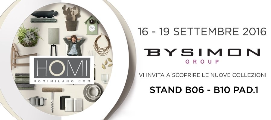 HOMI 16 19 SETTEMBRE 2016 | BYSIMON SPA