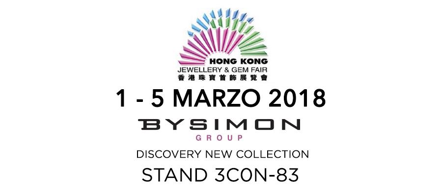 Hong Kong International Jewellery Show 1 - 5 MARZO 2018 | BYSIMON SPA