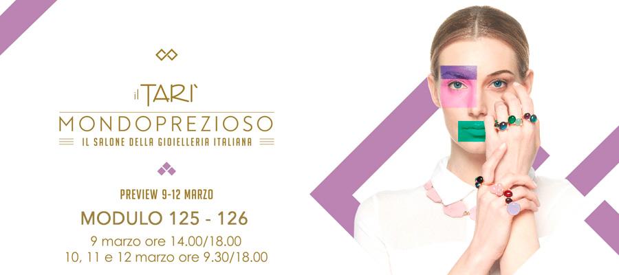 TARI MONDO PREZIOSO 9 - 12 MARZO 2018 | BYSIMON SPA