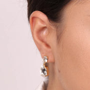 Orecchini in Argento 925 con cristalli pendenti