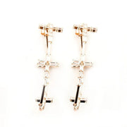 Orecchini in Argento 925 pendenti zirconati