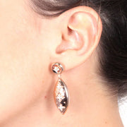 Orecchini in Argento 925  pendenti con zirconi