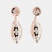 Orecchini in Argento 925  pendenti con zirconi