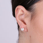 Orecchini in Argento 925 con perla a lobo - BYSIMON gioielli