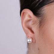 Orecchini in Argento 925 con perla a lobo