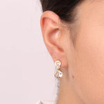 Orecchini in Argento 925 con cristalli pendenti - BYSIMON gioielli